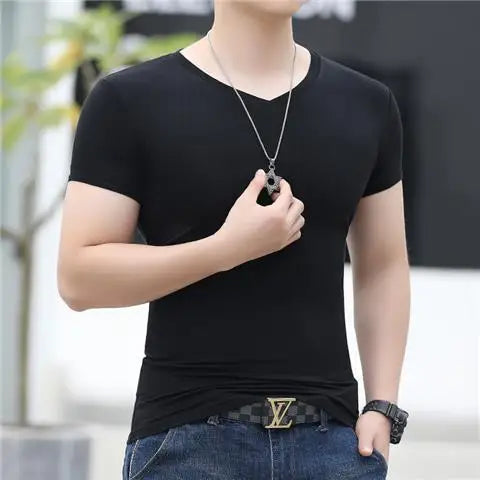 New Arrival:Fashion Men's Top Oversized 6XL T-Shirt for Men's Clothing Soft Breathable Modal Slim Sport Casual WearTank Tops man
