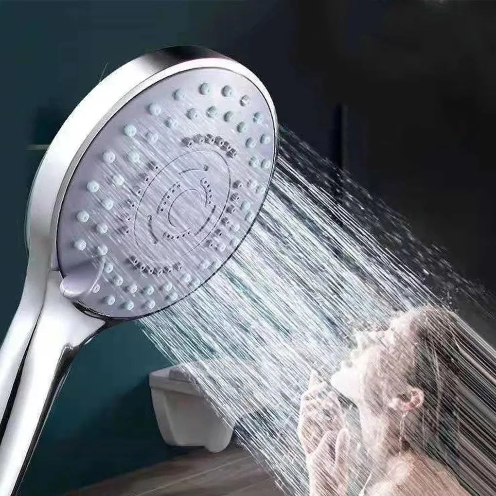 5 Modes Shower Head Set High Rainfall Massage Handheld Bath Sprayer Nozzle Shower Head With Hose Bracket Bathroom Accessories