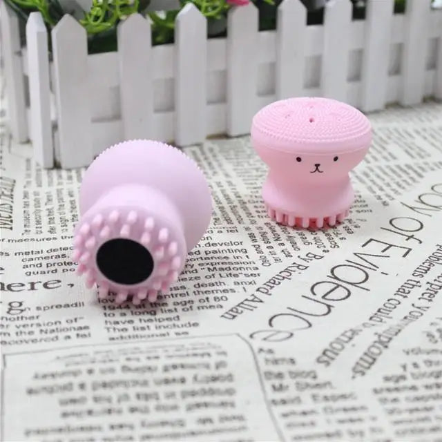 Aofokia Octopus Silicone Face Cleaning Brush - 4cm x 5cm