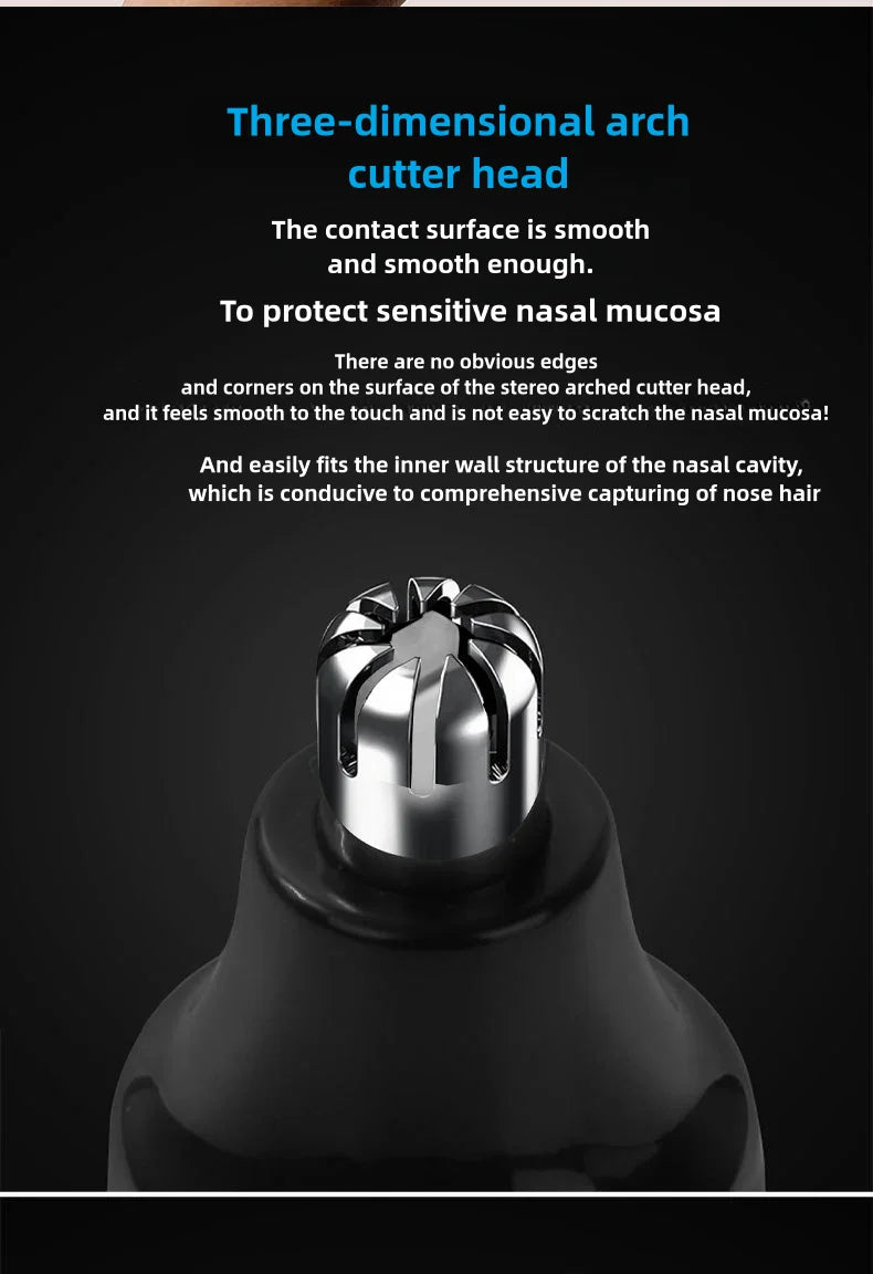 Gillie Electric Nose and Ear Hair Trimmer - Rechargeable USB