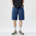 2026 New Summer Shorts Jeans Men Denim Pants Stretch Dark Blue Fashion Design Men's Jeans Slim Straight Male Short Jeans Hombre