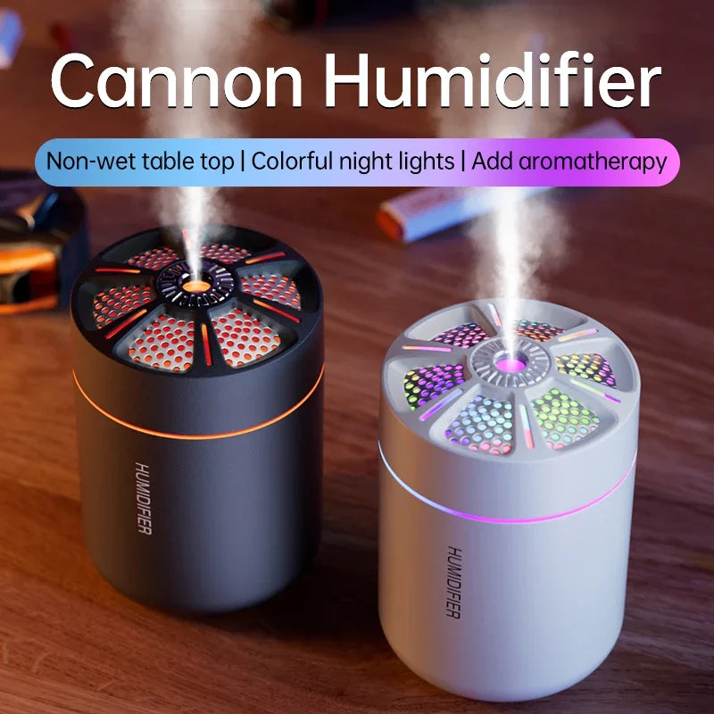 Aroma Diffuser Air Humidifier - 180ML Essential Oil Diffuser LED