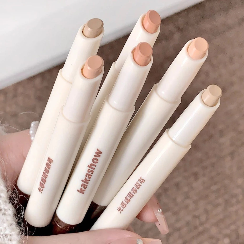 Face Concealer Pen Long Lasting Cover Dark Circles Corrector Contour Concealers Stick High Gloss Brighten Face Cosmetic Makeup