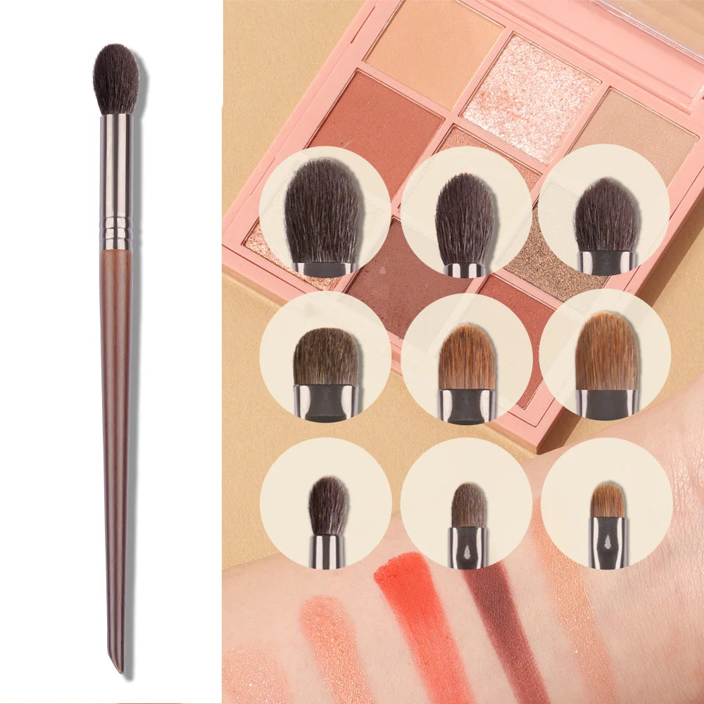 Ovw Natural Goat Hair Eyeshadow Professional Makeup Brushes Crease Blending Shader Kist Dlya Teney Brovey Brochas Maquillaje 1Pc