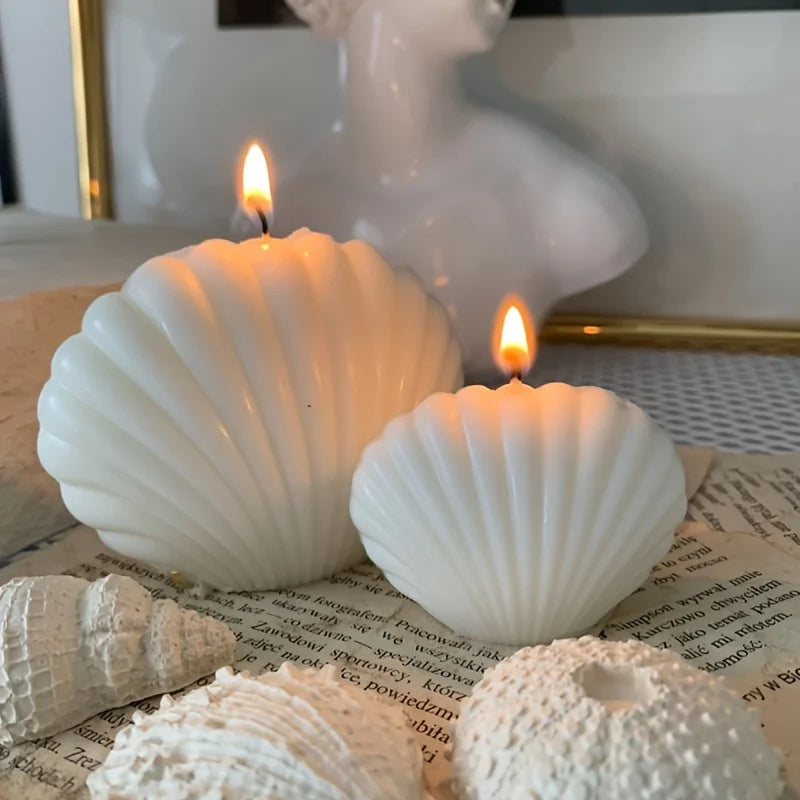 3D Shell Silicone Candle Mold For DIY Aromatherapy Wax Crafts Scented Candles Crafters