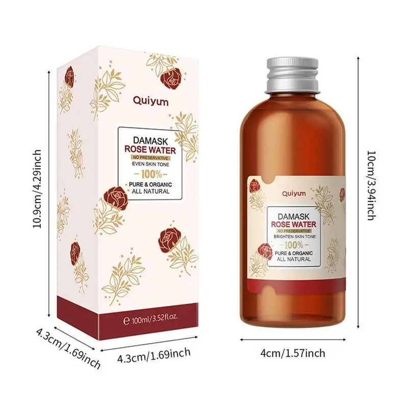 Handaiyan Damask Rose Water Facial Toner - 100ml Natural Hydrosol