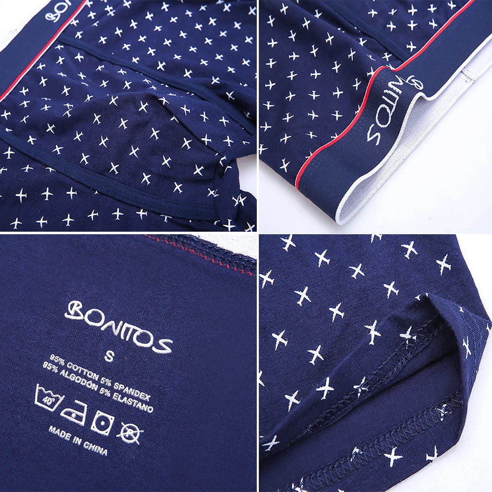 4Pcs Boxer Shorts Men'S Panties Homme Underpants Boxershorts Underwear For Man Cotton Male Couple Sexy Set Calecon Lot Soft Box