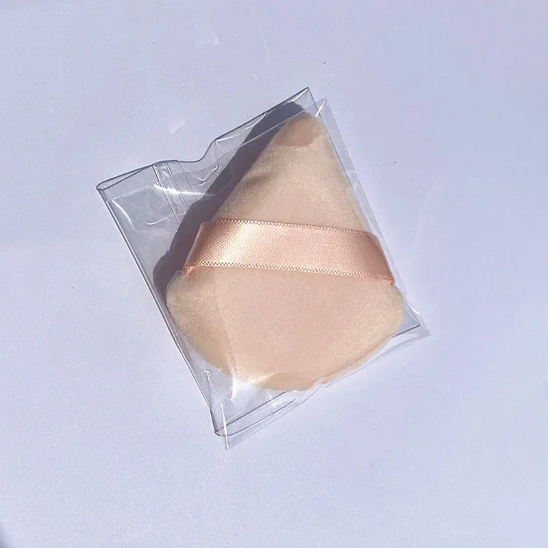 Velvet Cosmetic Powder Pufff Makeup Sponge Puff Dry Use Triangle Makeup Puff Women'S Soft Smooth Beauty Washable Face Makeup Tools