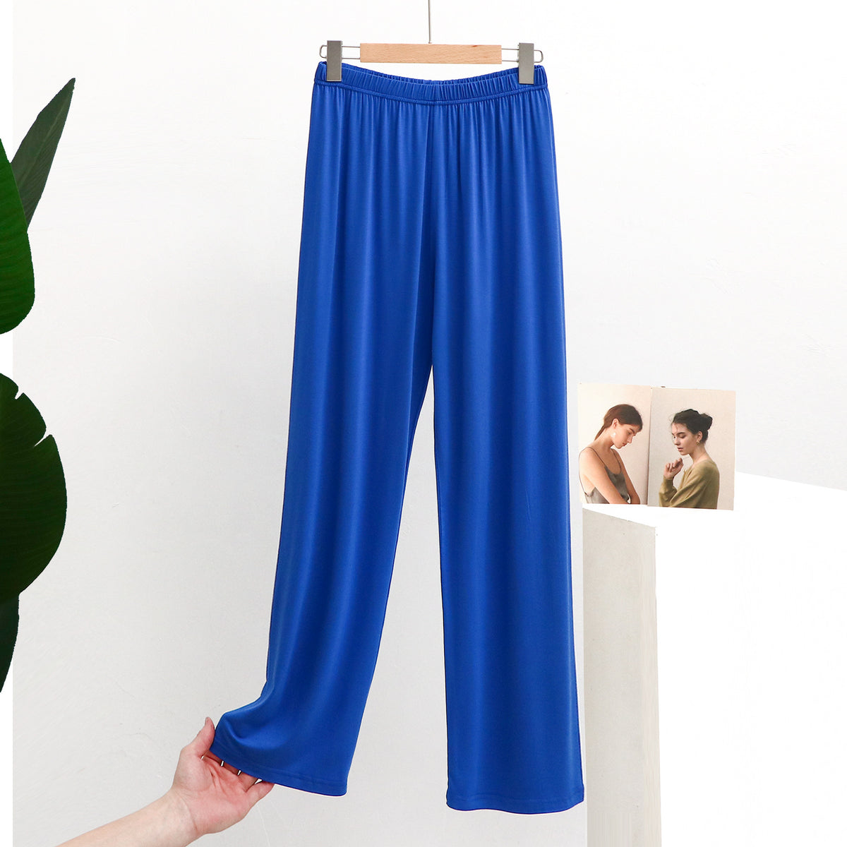 Women's Modal Pajama Pants - Lightweight Casual Sleep Bottoms