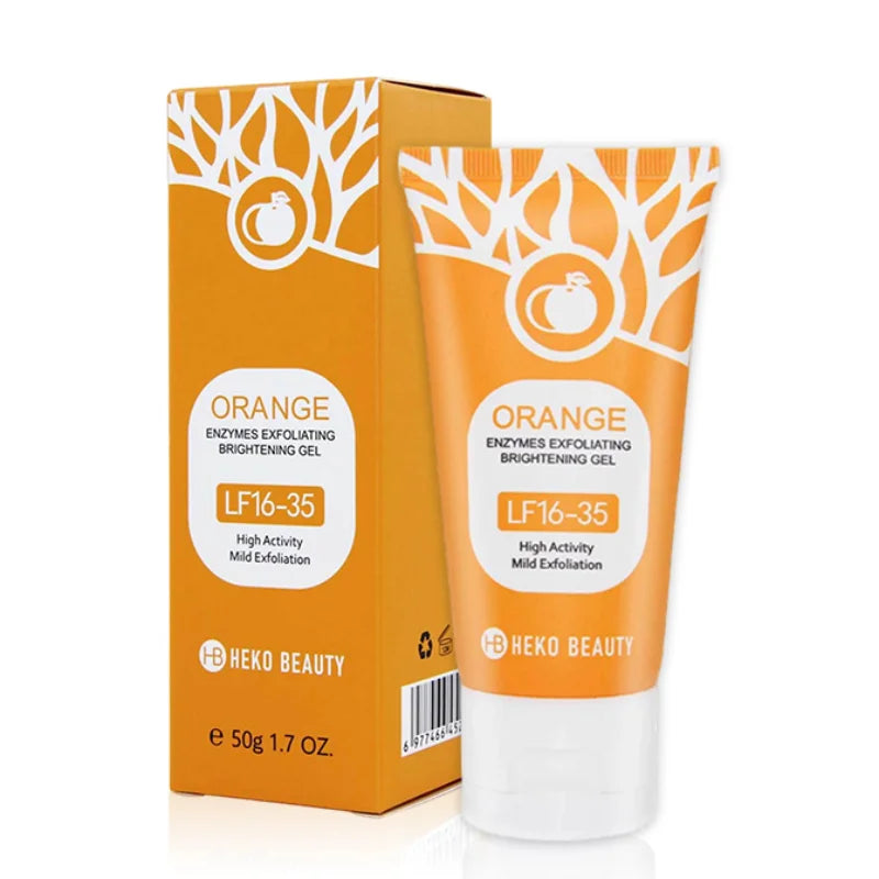 Orange Extract Exfoliating Peeling Gel Niacinamide Vitamin C Gentle Non-irritating Hydrate Nourish Dry Skin Daily Skincare
