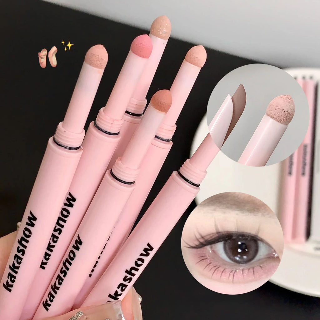 Meniscus Double-end Lying Silkworm Eyeliner Pencil Diamond Glitter Matte Eyeshadow Pen Brightening Cream Shadow Highligh Makeup