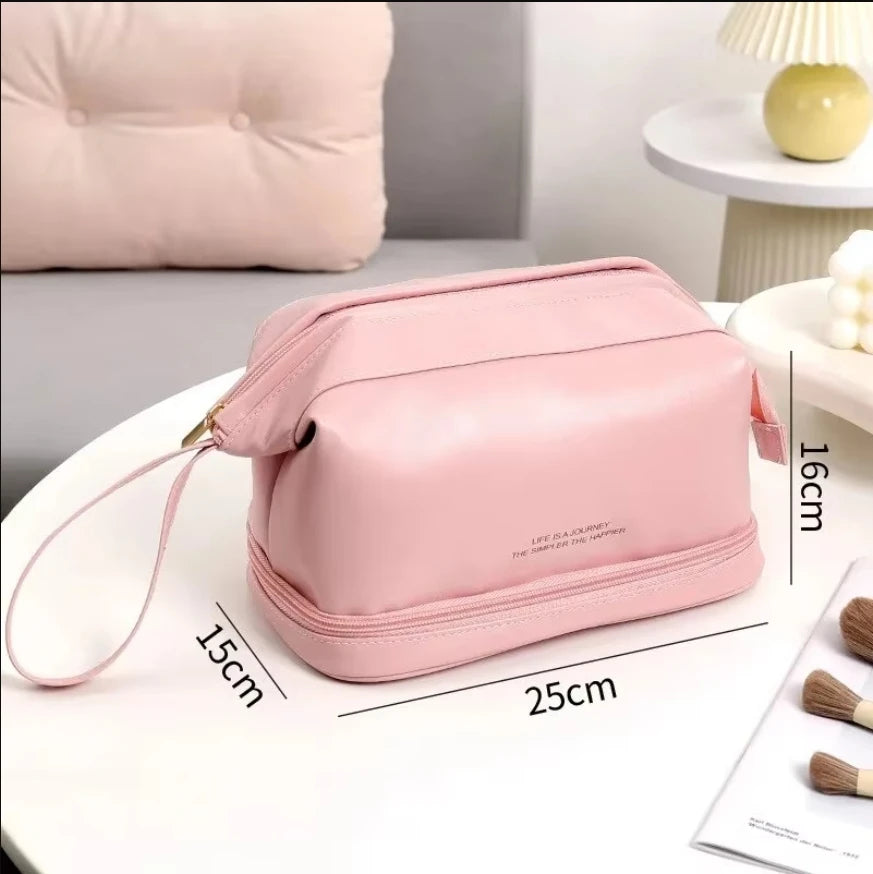 Cosmetics Storage Bag Large Capacity Portable Travel Organizer For Women Premium Luxe