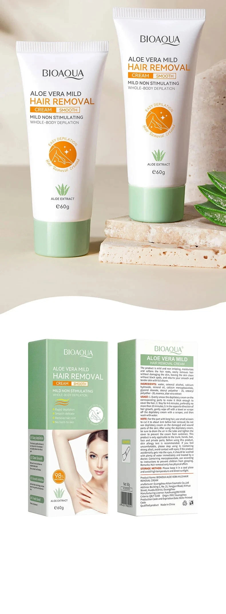 Hair Removal Cream Permanent Epilator Cream Intimate Areas Health Painless Hair Remover Growth Inhibitor for Men Woman Body Care