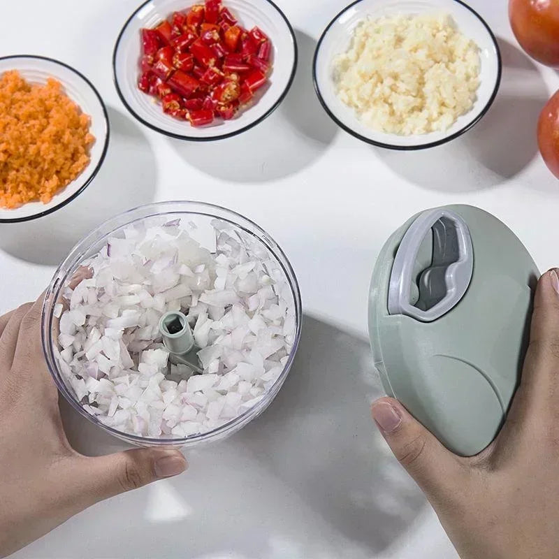 Kitchen Householde Manual Garlic Press Multi-function Grinding Chopper Food Vegetables Cutter Meat Kitchen Gadgets Masher Tool