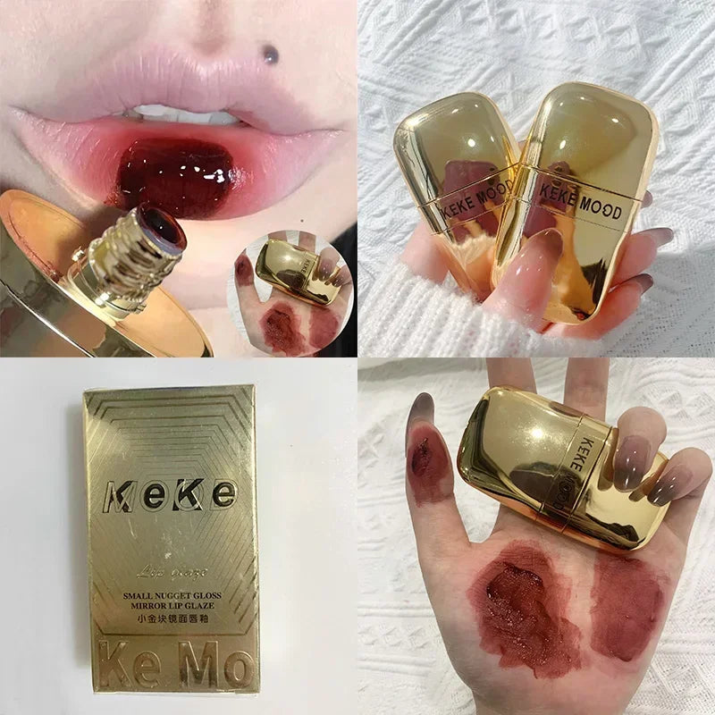 Mirror Water Lip Glaze To Matte Lipstick Makeup Waterproof Long Lasting Lip Gloss Rich Color Silky Not Fade Lips Mud Lip Tint