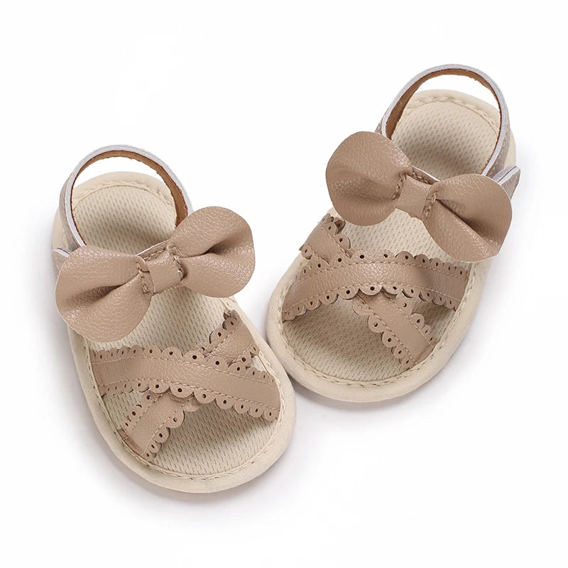 Summer newborn children's shoes, girls' sandals, children's shoes, outdoor casual walking shoes, 0-18 months old