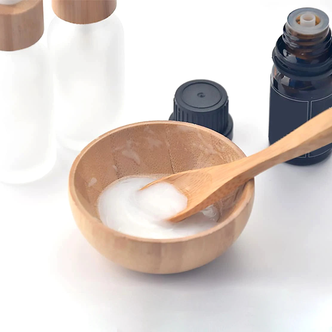 2pcs Mini Mask Mixing Bowl Set, DIY Mask Mixing Spoon Skin Care Tool, Mixing Spatula Tool to Use with Mask Bowl