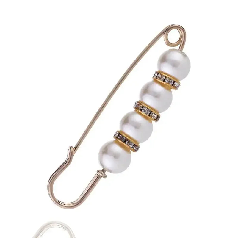 Detachable Metal Pins For Clothing Elegant Clip On Brooches For Women's Sweaters Cardigans Dresses