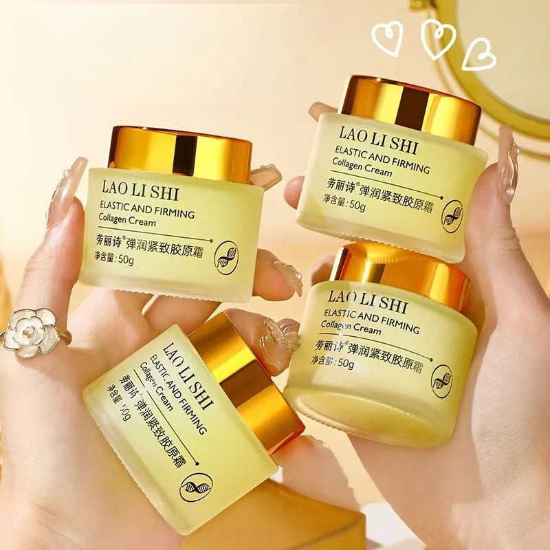 Collagen Protein Face Cream 50g Firming Moisturizing Nourishing Cream Hydrates Tightens Pores Moisturizing Lightens Skincare