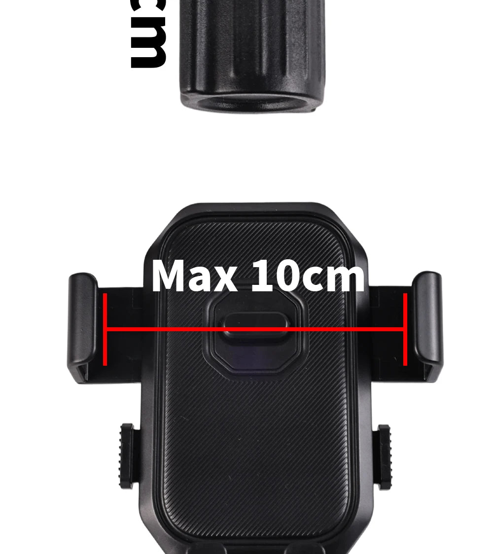 Bicycle Phone Clip Rearview Mirror Motorcycle Holder Rotating Knob Locking Mechanism Stability Enhancement Riding NavigationTool