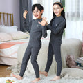 Kids Thermal Sleepwear Set - Unisex Pajama and Pants 2-Piece Suit