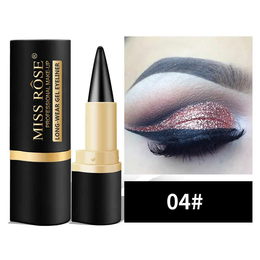 Abay Eye Shadow and Eyeliner Pencil - Waterproof Natural Black 2.5g