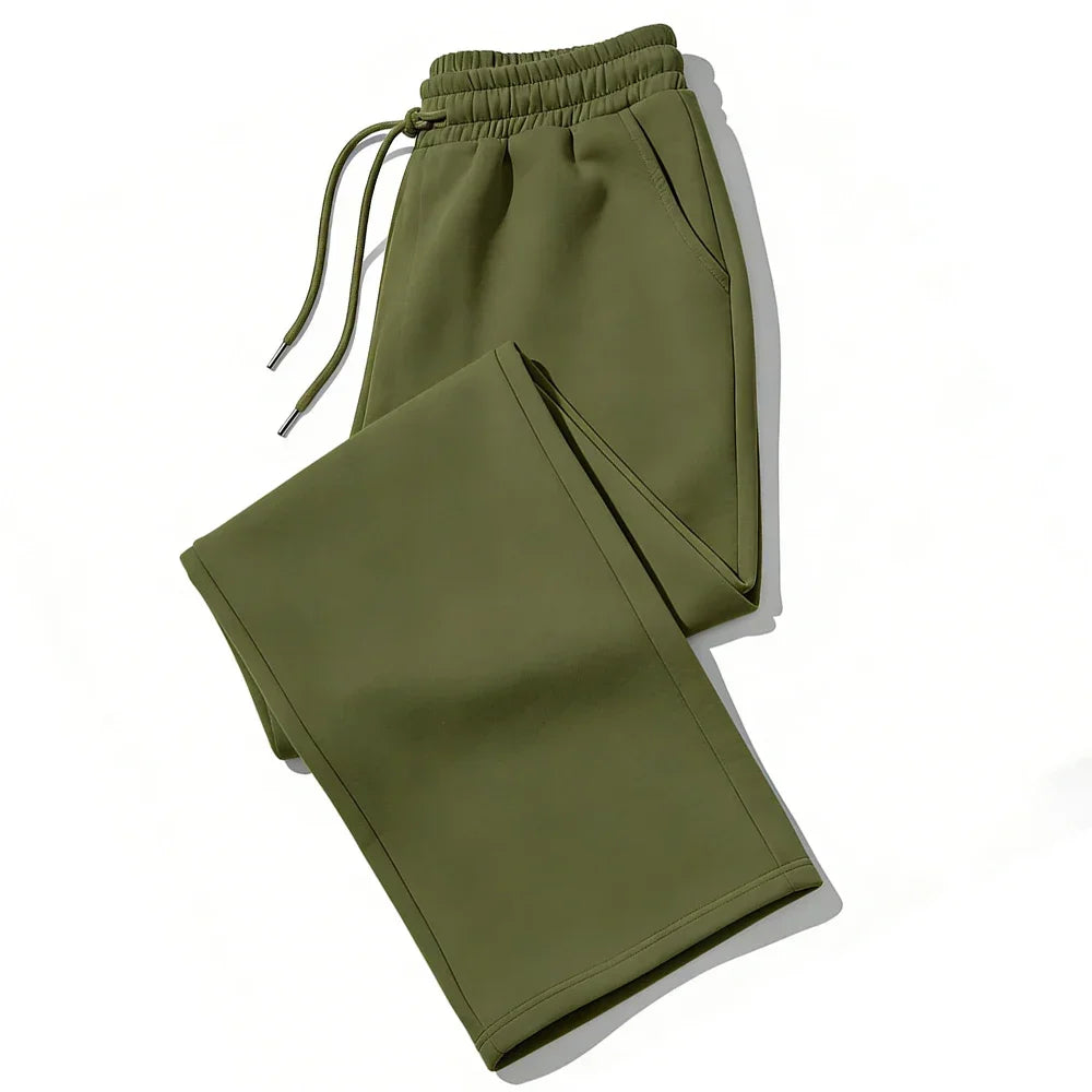 Men's Loose Fit Jogger Sweatpants - Casual Multi-Pocket Drawstring