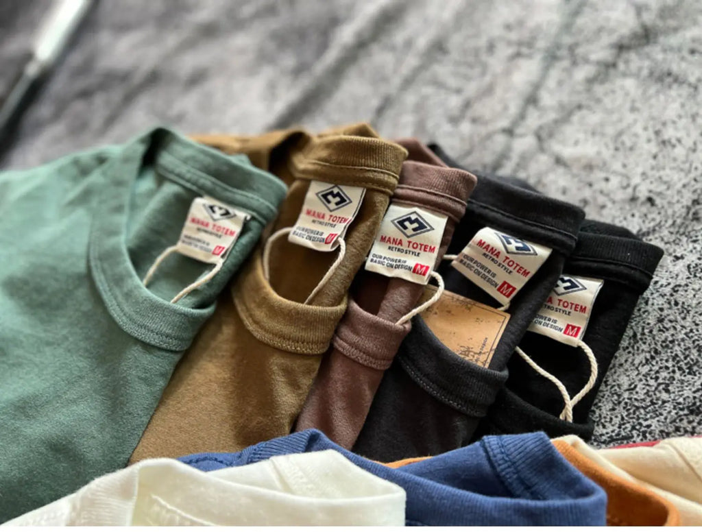 220g 100% Cotton Retro Printed T Shirts for Men 2024 Summer Casual Half Sleeve Basic T-shirt for Youth Motorcycle Male Tees Tops