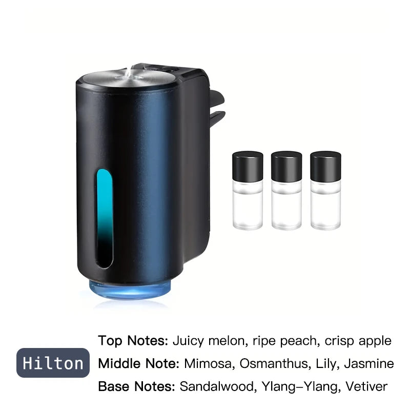 Car Air Purifier Humidifier Diffuser Ionizer With Essential Oils Aromatherapy For Drivers