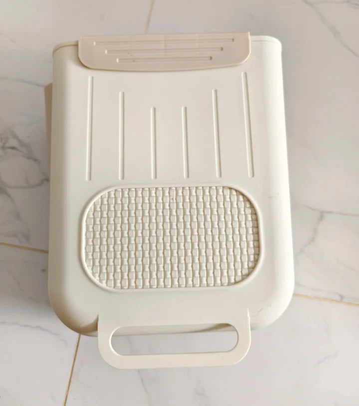 Cubo de basura plegable montado en la pared de la cocina, cubo de basura colgante para armario del hogar, cubo de basura colgante clasificado, accesorios de cocina