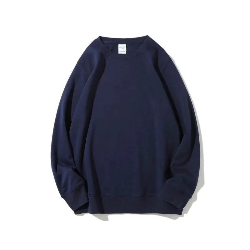 Silver Fox Velvet Pullover Sweatshirt - Loose Fit Long Sleeve Round Neck