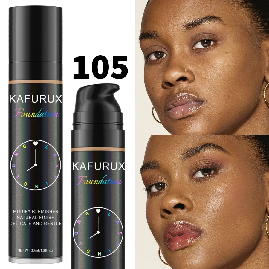 Liquid Foundation Concealer 8 Color Waterproof Sweatproof Korean Face Base For All Skin Types