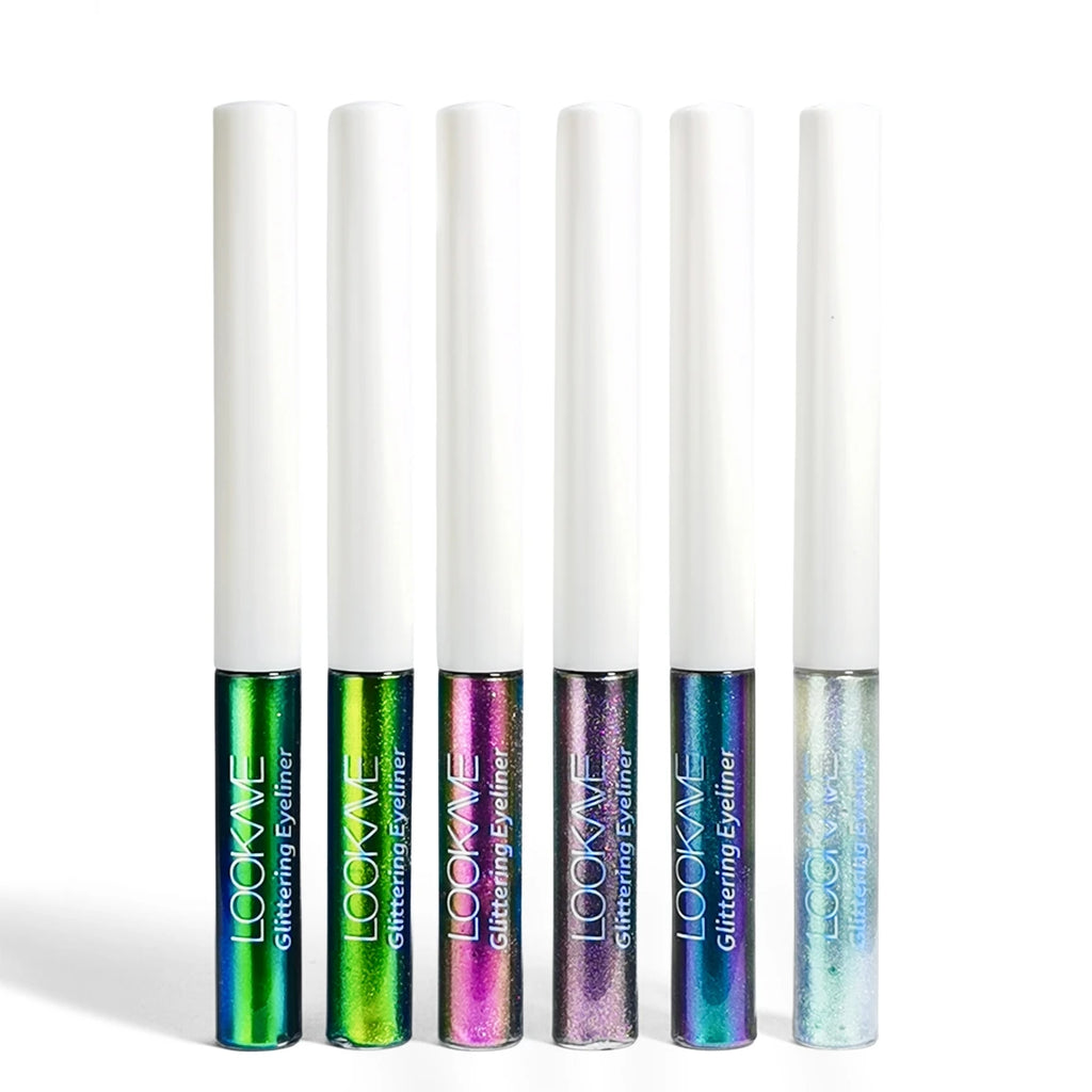 Shiny Chameleon Liquid Eyeliner Waterproof Glitter Long-lasting High Pigment Smudge-proof Pearlescent Eye Liner Makeup Cosmetic