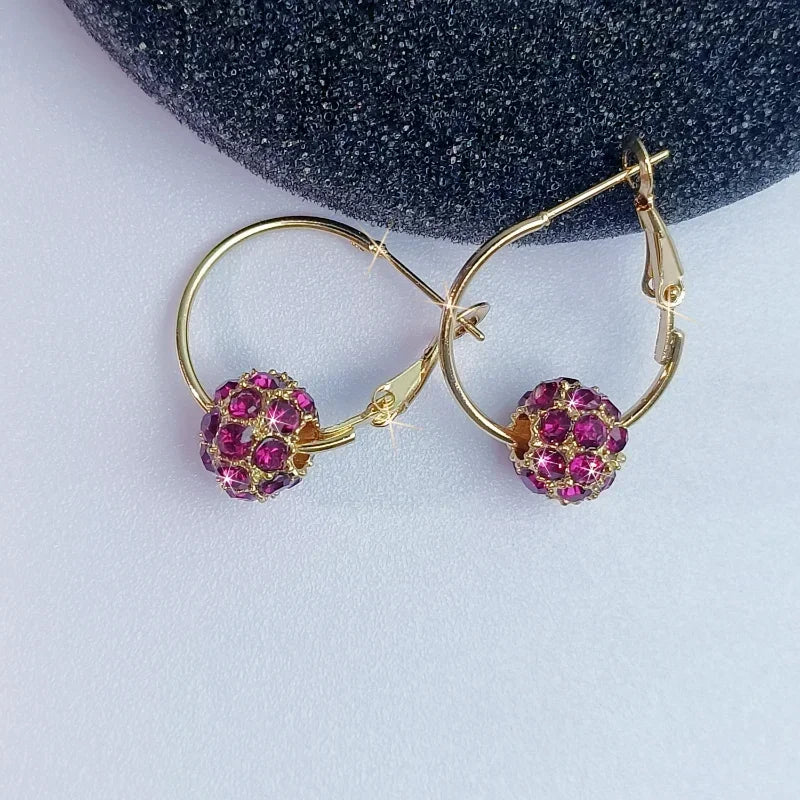 Earrings Zircon Pendant Earrings Shiny Earrings For Women'S'S Wedding Betrothal Bride Jewelry Birthday
