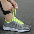 Customizable Women Casual Shoes Fashion Breathable Walking Mesh Flat Shoes Woman White Sneakers Shoes Tailor-made Suits NX1721