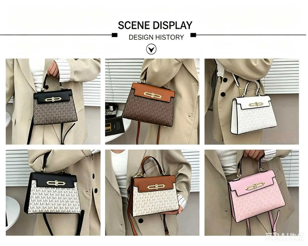 Michael Kors 2026 High-End Portable Fashion Women's Bag, Work Bag, Light Luxury Handbag