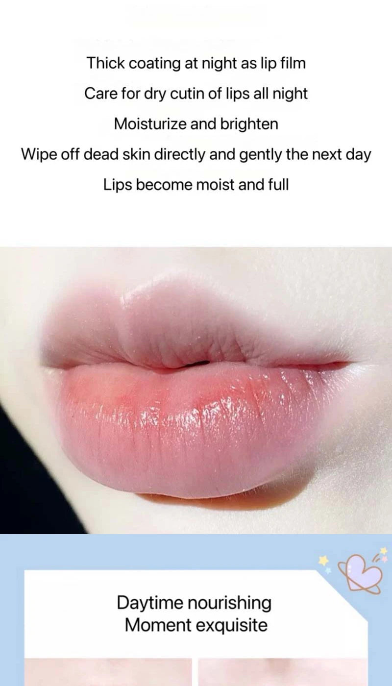 Cappuvini Lip Balm Water Light Moisturizing Hydrating Anti-Wrinkle Lip Care Korean Style Plump Lips Low Price Mirror Type Unisex Winter Essential