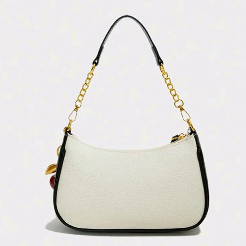 Crossbody Bag for Women Adjustable Strap Crescent Shoulder Bag PU Leather Zipper Closure Casual Handbag for Work Travel