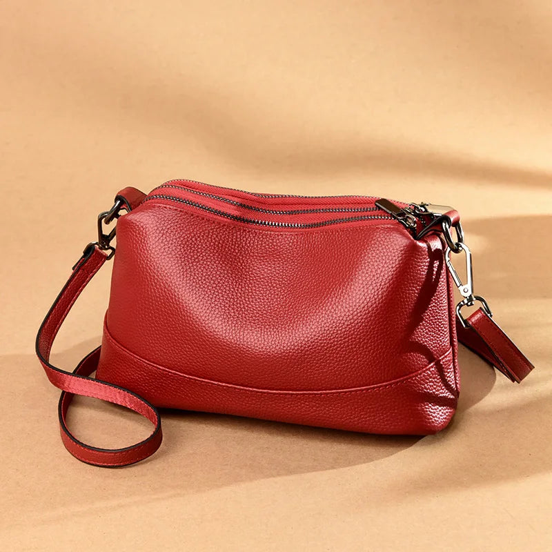 Badiman Women's Genuine Cow Leather Shoulder & Crossbody Bag