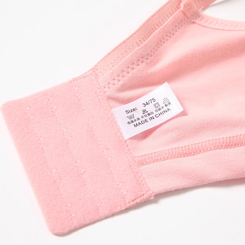 Cotton Wirefree Nursing Clothing Breastfeeding Bra for Pregnant Women Pregnancy Breast Sleep Underwear Soutien Gorge Allaitement