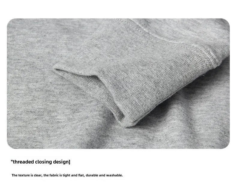 Loose-Fit Long Sleeve Pullover Sweatshirt Silver Fox Fleece Round Neck Top For Men And Women 2023 Autumn Winter New Arrival