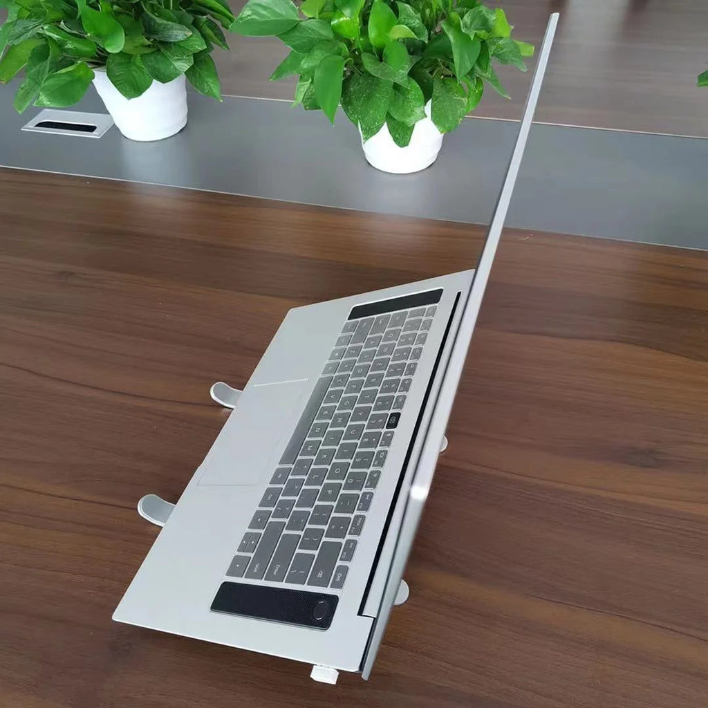 6‑Level Adjustable Laptop Stand - Foldable & Portable Design for 8‑14" Laptops & Tablets, Enhanced Ventilation & Heat Management