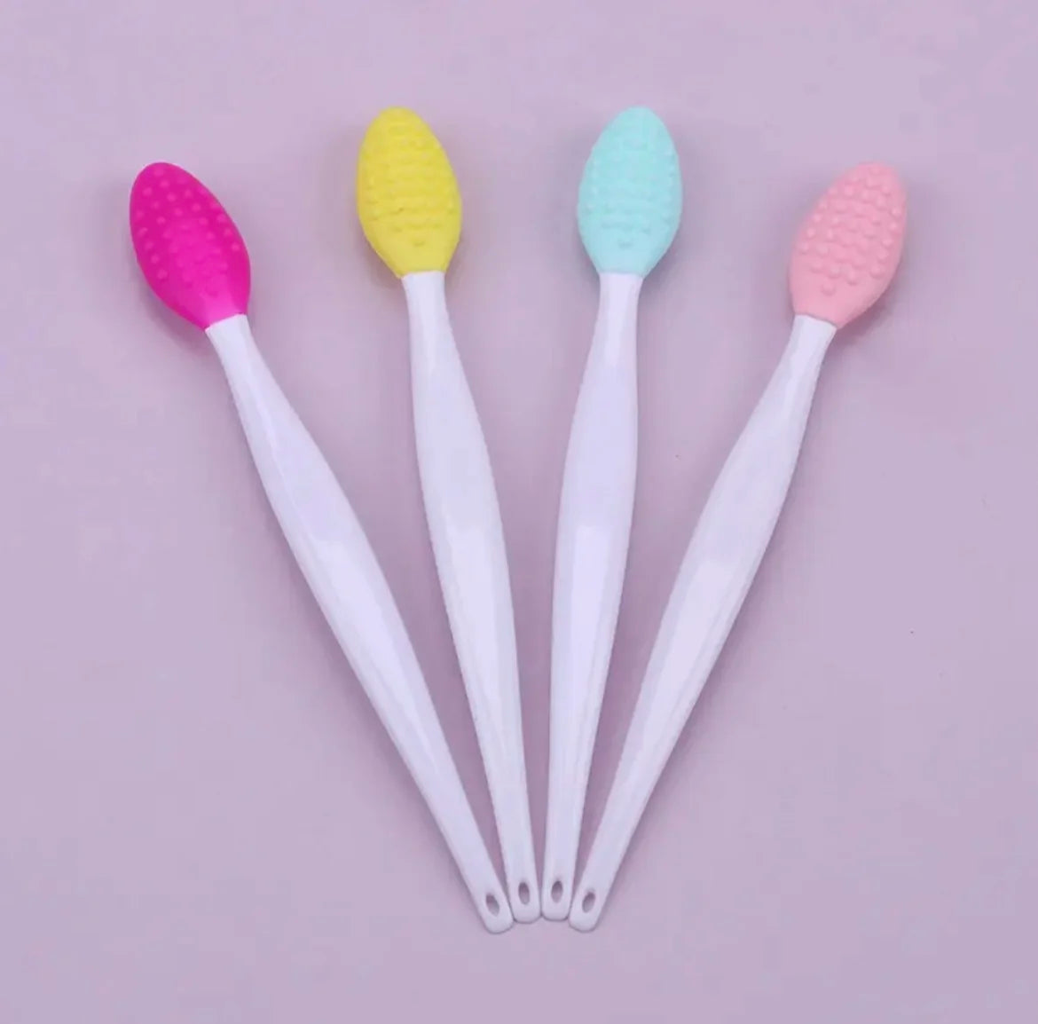 Silicone Facial Cleansing Brush Exfoliating Nose Blackhead Removal Tool With Replacement Heads For All Skin Types