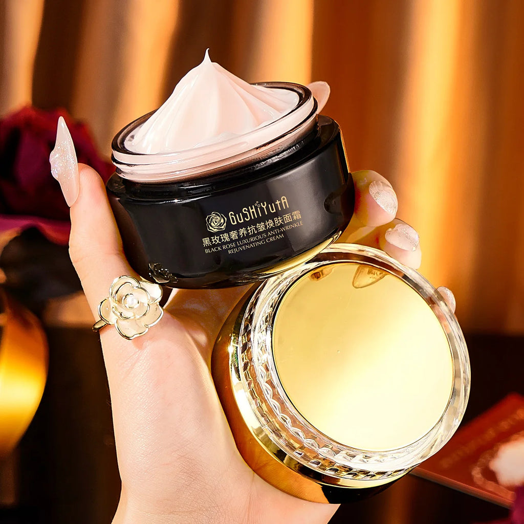 Black Rose Instant Face Lift & Firm Skin Cream Sustainable Face Lifting Reduces Fine Lines Gentle Moisturizing Care Cream