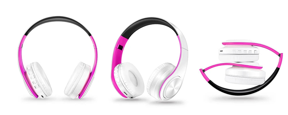 Auriculares inalámbricos dorados para hombre, audífonos estéreo con Bluetooth y micrófono incorporado, universales para Android e iOS