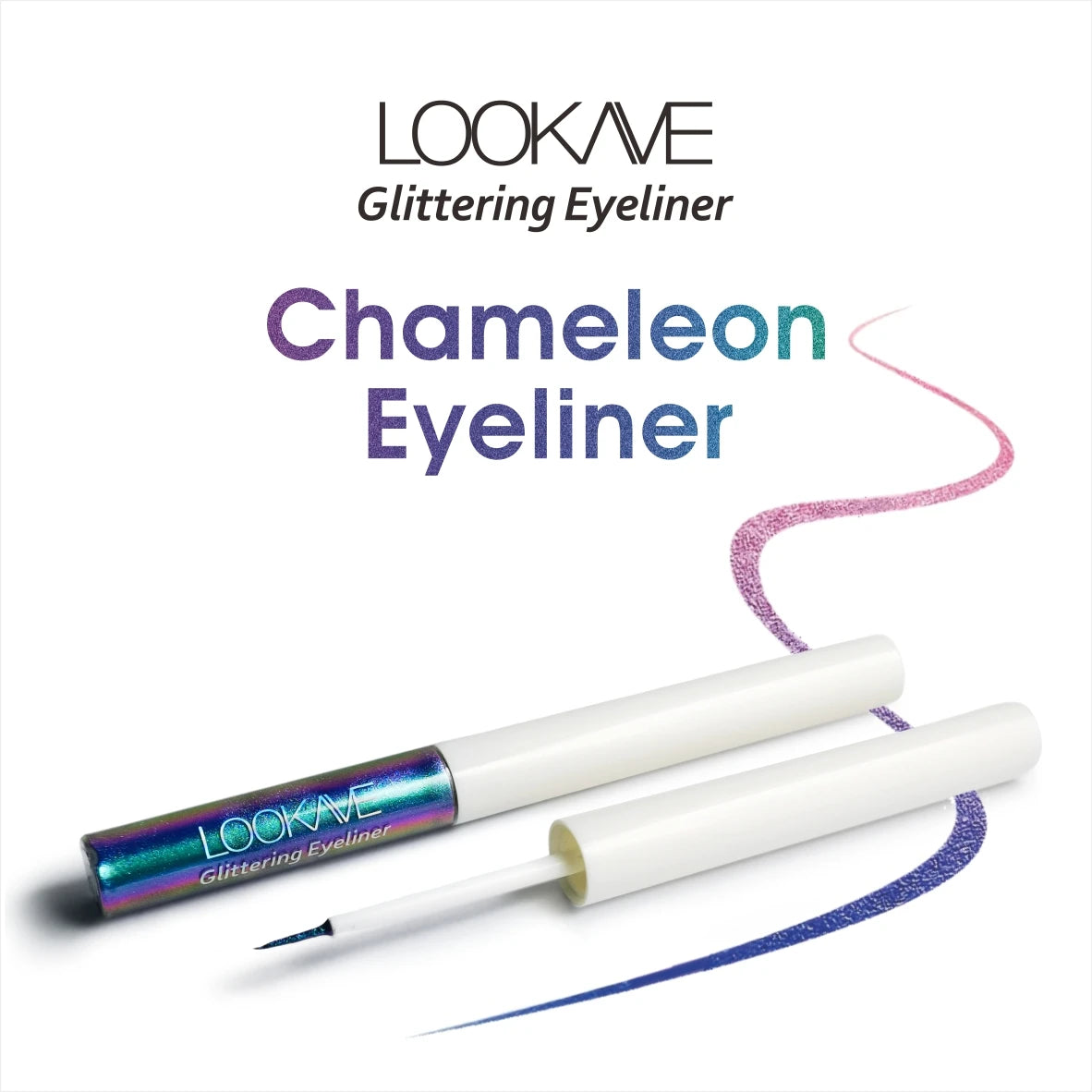 Shiny Chameleon Liquid Eyeliner Waterproof Glitter Long-lasting High Pigment Smudge-proof Pearlescent Eye Liner Makeup Cosmetic
