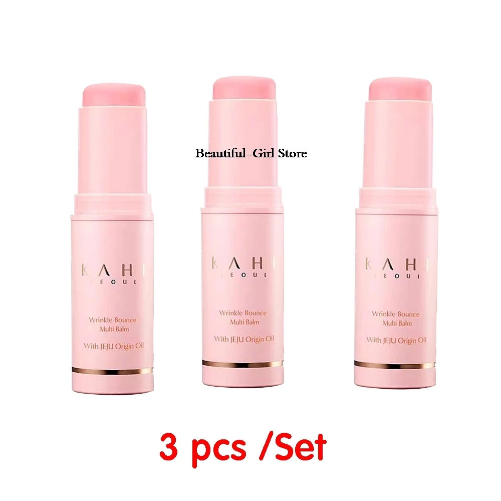 KAHI Wrinkle Bounce Multi Balm Stick - 9g, 3-Pack