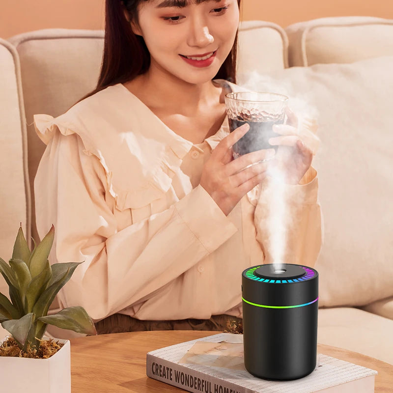 Aroma Diffuser Air Humidifier - 180ML Essential Oil Diffuser LED