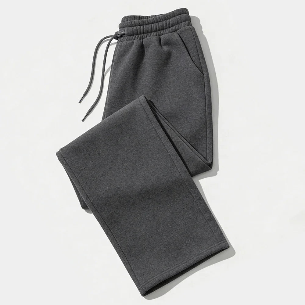 Mens Sweatpants Straight Fit Joggers for Sports and Streetwear Loose Oversized Casual Pant Drawstring Multi-pocket Men Long Pant