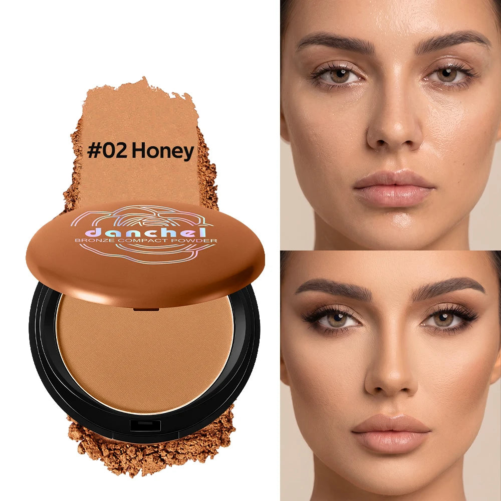 Long Lasting Compact Powder Waterproof Sweatproof Soft Matte Oil Control Setting Powder Face Makeup Cosmetic